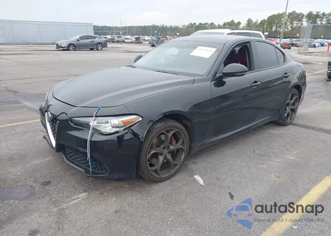 2018 Alfa Romeo Giulia Ti Sport Awd z USA, uszkodzony, nr VIN ZARFAEEN4J7573216